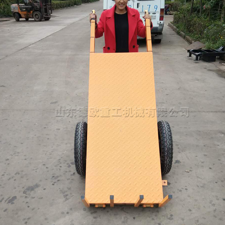 多功能加气砖空心砖运输车 电动平板拉砖车 手摇自卸三轮背砖车