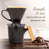 Simplicity fashion ceramics coffee Filter bowl coffee filter share Drip V60 Hand punch Coffee Pot Set