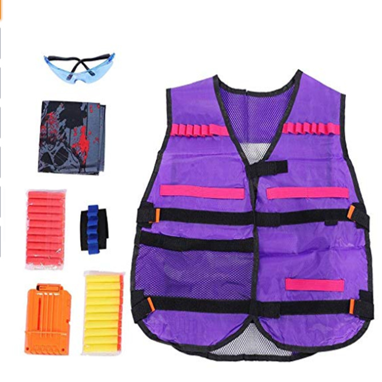 Children tactics vest equipment Nerf Attack Elite series Nerf Accessory Kit BX-006