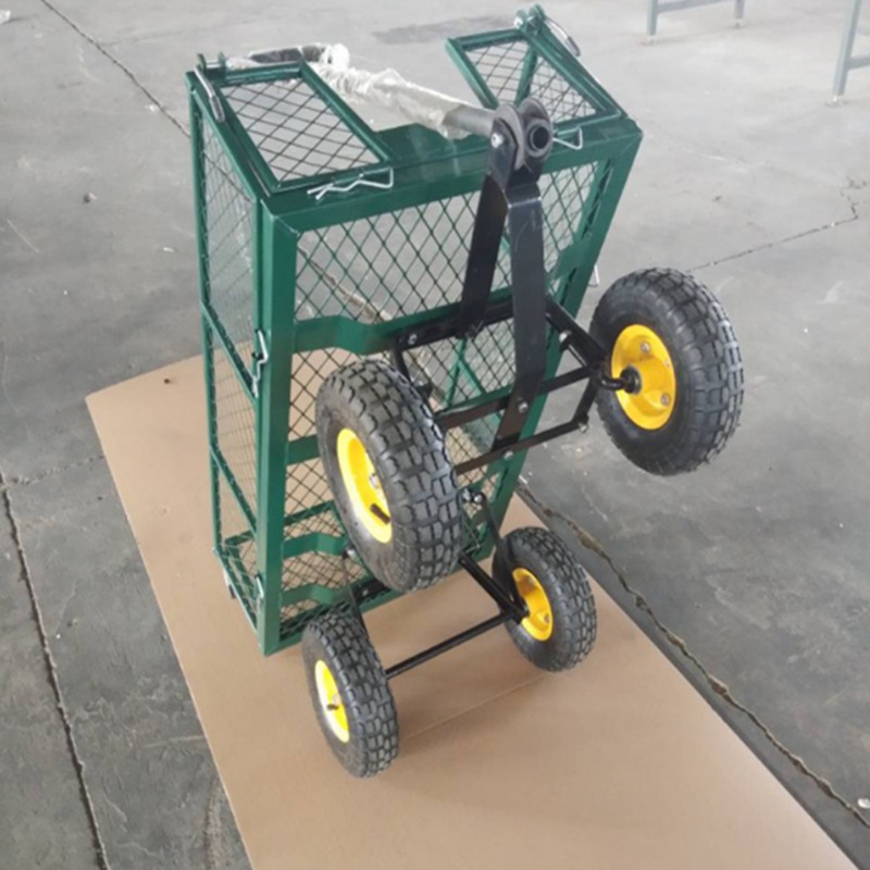 园林工具网车花卉园艺工具车花园多功能可折叠清扫车