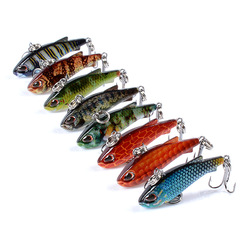 Spinning lure plastic fish lure 4.2cm/4.2g full swimming layer small vibration swim VIB fake bait micro creature bait cross-border micro creature noise