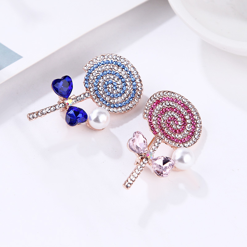 Sweet Cartoon Alloy Plating Inlay Artificial Gemstones Women's Brooches display picture 1