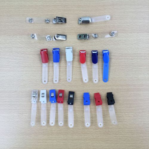 Badge clip, plastic hanging clip, metal factory badge clip, work ID badge clip