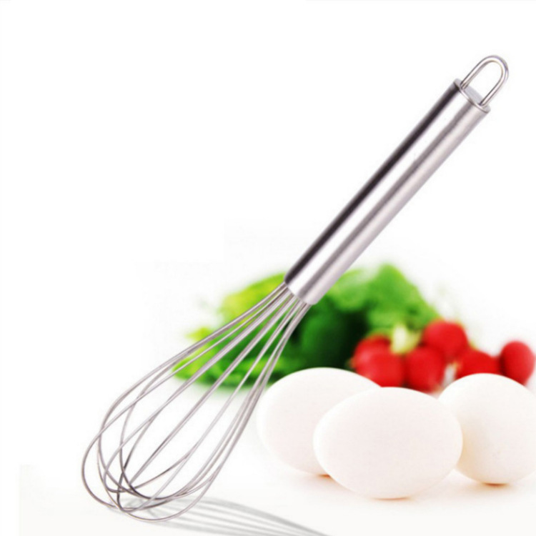 Herramientas para hornear Hogar Manual eggbeater negrita licuadora de mano 201 de acero inoxidable de 6 hilos de 12 pulgadas