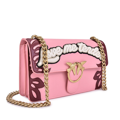 Factory direct sale, custom-made retro swallow small square head layered cowhide single-shoulder cross-chain bag, one piece drop shipping