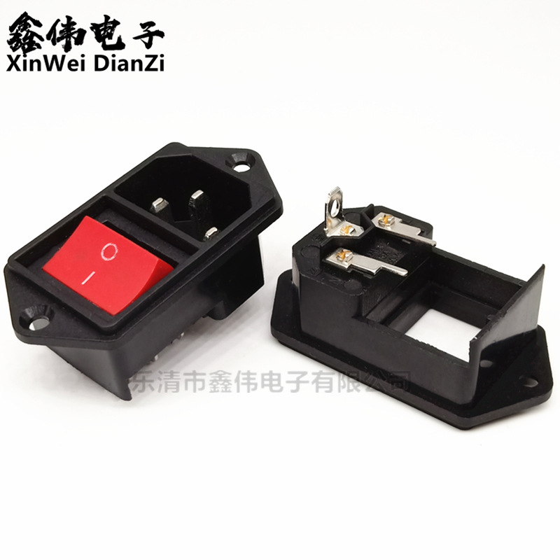 供应AC电源插座AC-008二合一插座转换插座多功能插座带固定孔开关