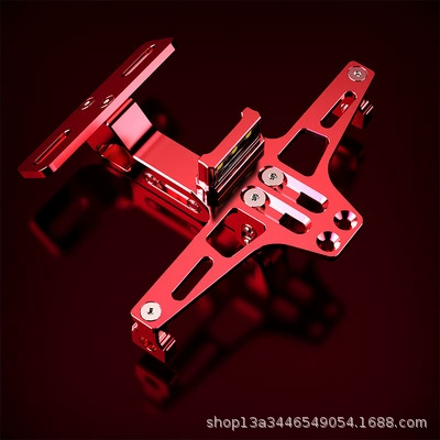 Motorcycle license plate holder electric License plate holder/license plate holder - red-with-license-plate-light