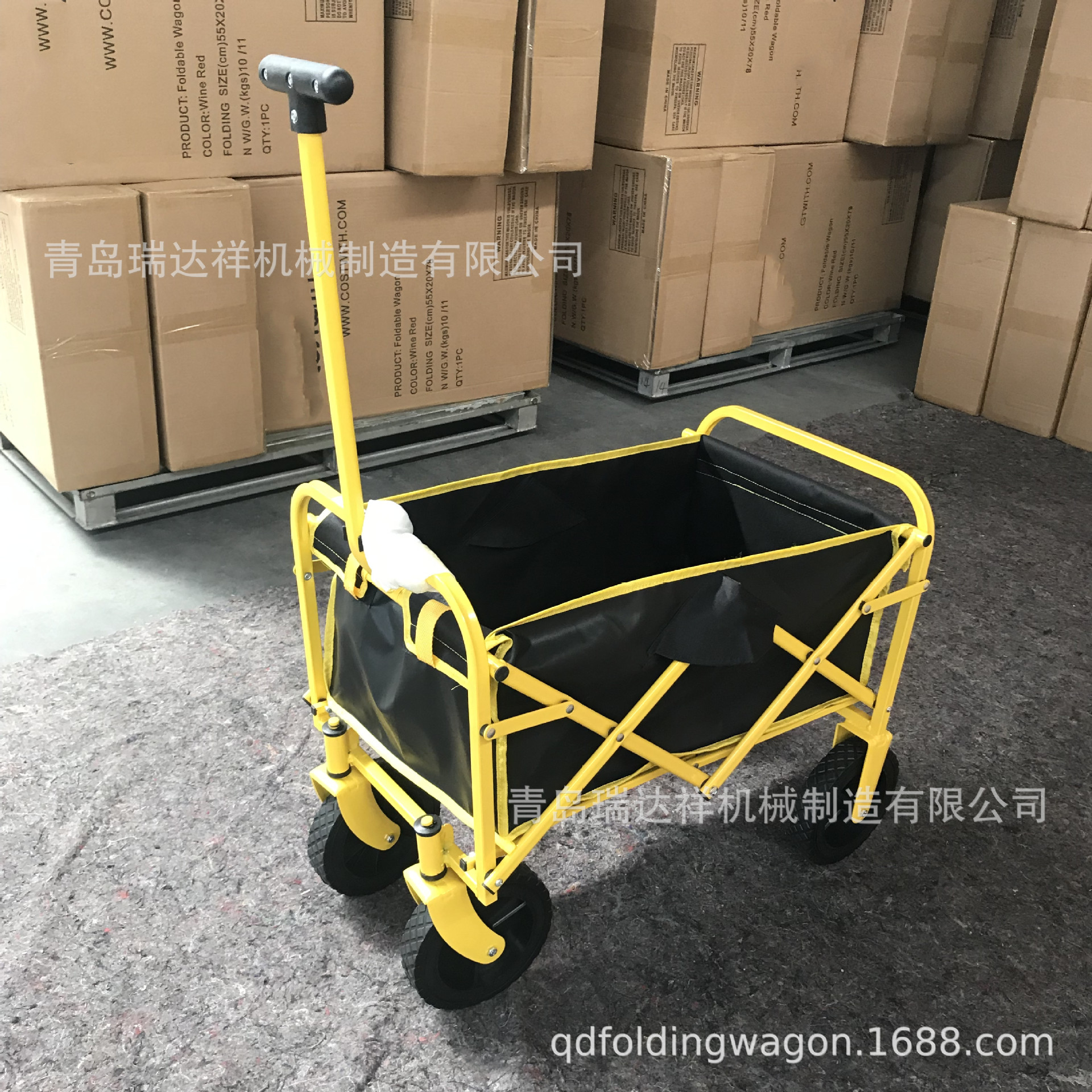 厂家出口日韩 欧美 户外出游儿童款迷你折叠玩具车小号布兜野营车