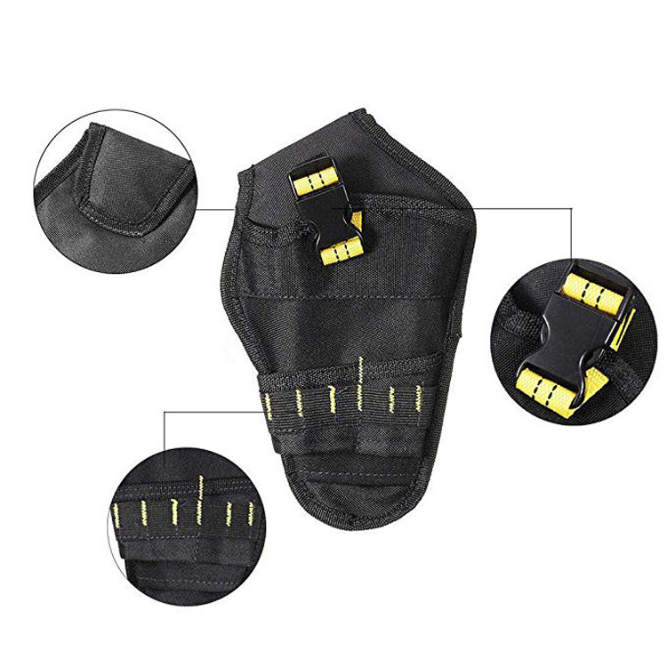 Nuevo taladro de mano bolsa de lona multi-funcional bolsa colgante bolsa de cintura bolsa de taladro de mano Oxford tela de hardware kit de reparación de electricista