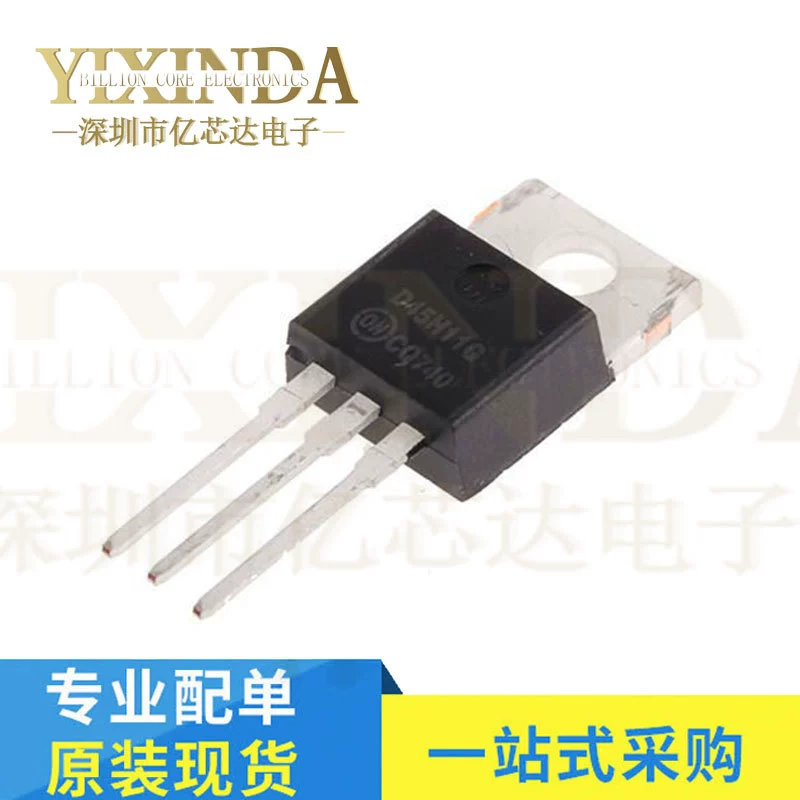 D45H11G 80В 8А TO-220 PNP транзистор, импортный, для непосредственного монтажа