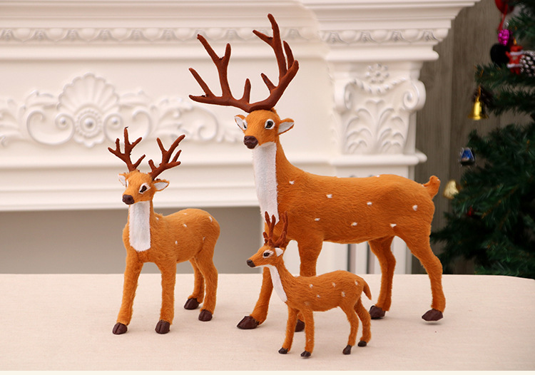 Noël Mode Cerf Plastique Fête Accessoires Décoratifs 1 Pièce display picture 1