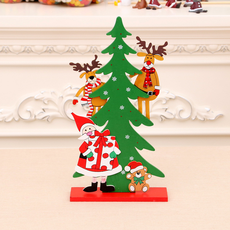 Navidad DIY árbol de Navidad regalo de los niños decoraciones de Navidad ventana decoración de escritorio decoraciones del árbol de Navidad