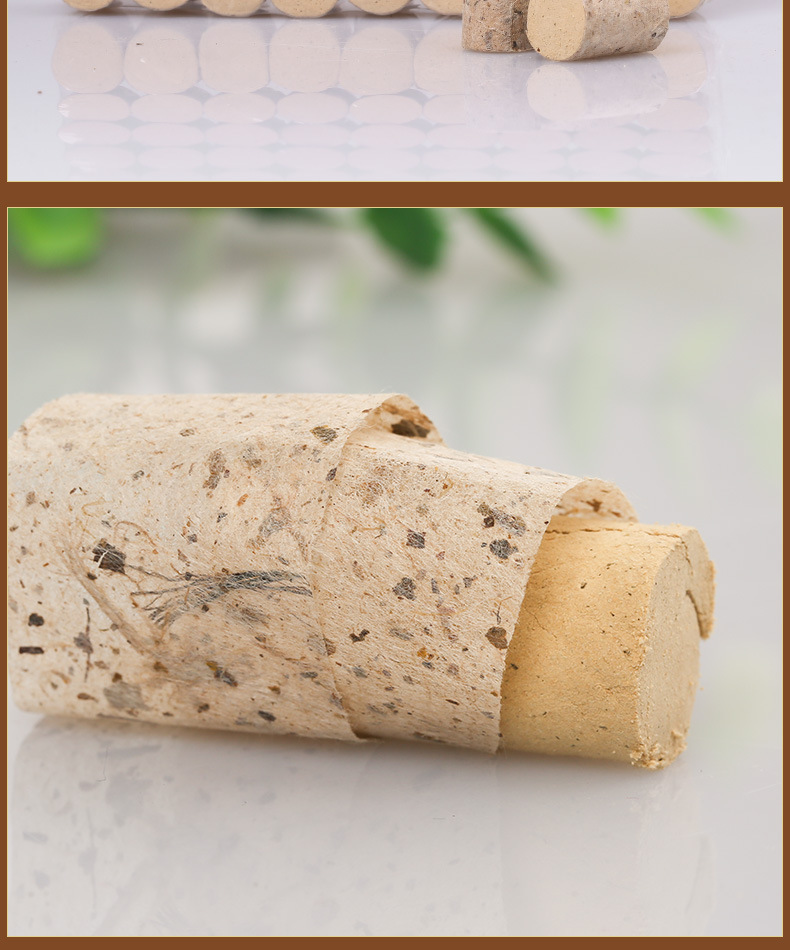 Moxa Stick Cones Ai Zhu 5-Year Aged Mugwort Rolls for Moxibustion Therapy 54 Cones in use