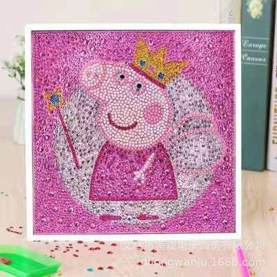 new pattern Diamonds Size Frame painting 5D Diandian Painting Handmade diy Fifty-one children gift Boutiques gift