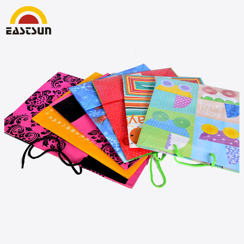 铜版纸礼品袋纸袋 食品礼品年货包装礼袋 广告宣传手挽袋定做