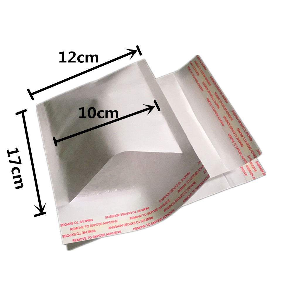 1号白色无印刷手机壳快递袋气泡信封120X175mm可按尺寸印LOGO
