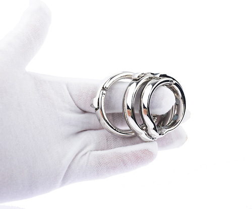 Men's appliance metal magnetic foreskin resistance compound ring penis circumcision correction correction lock penis penis sheep eye adult erotic use