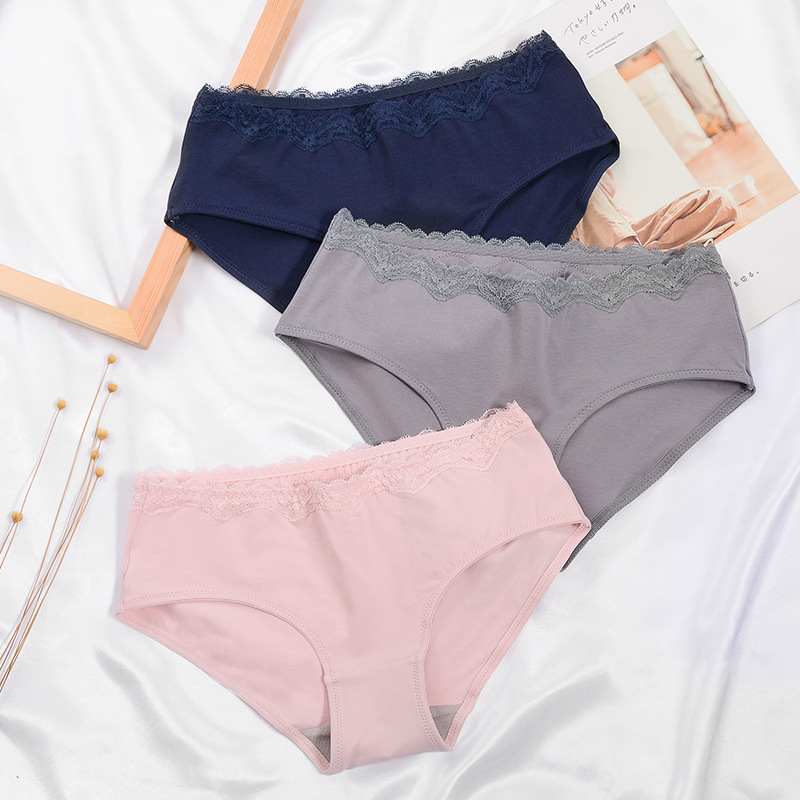 巧岱姿爆款女士內褲純棉低腰日韓提臀女士三角褲廠家批發女內褲