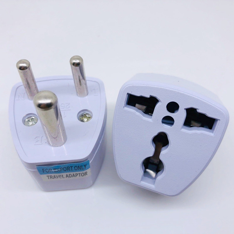 旅游出国转换插头大小南非转欧美规插头印尼印度非洲三圆脚转换器