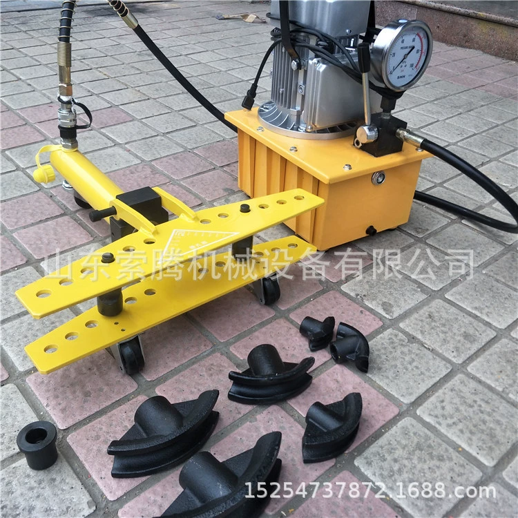 Гибочный станок для оцинкованной стальной трубы электрогидравлический станок для гибки стальных труб национального стандарта 220 В DWG-1 1-дюймовая стальная труба