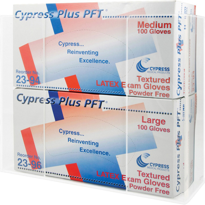 可容纳两盒一次性手套 透明亚克力手套盒分配器