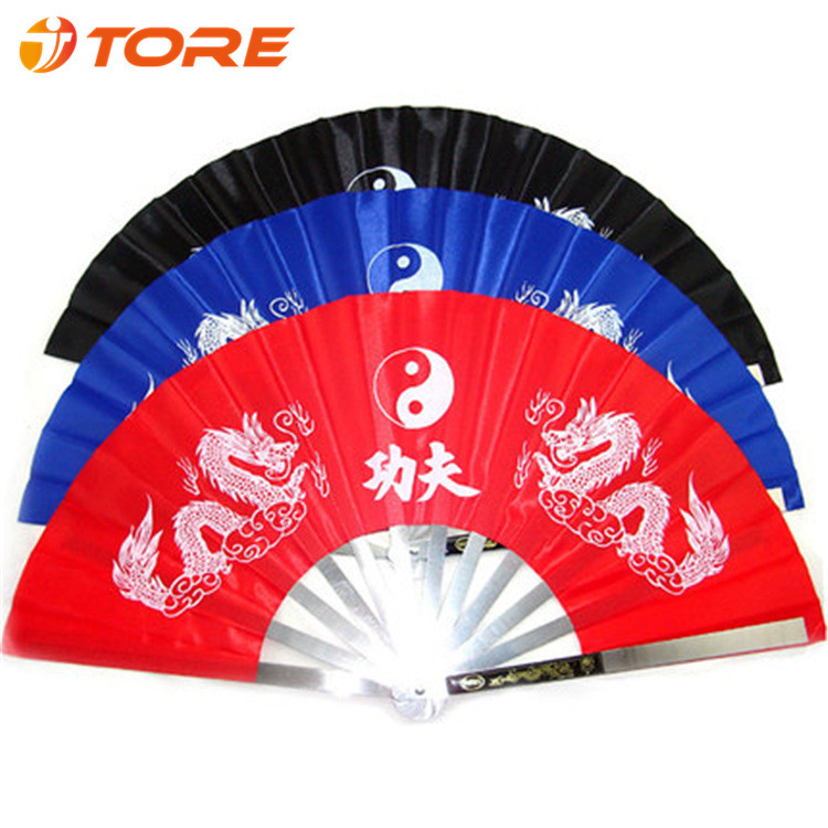 Stainless steel Tai Chi Fan Fitness kung fu fan Taiji boxing A martial art perform Dance fan Square Dance fan