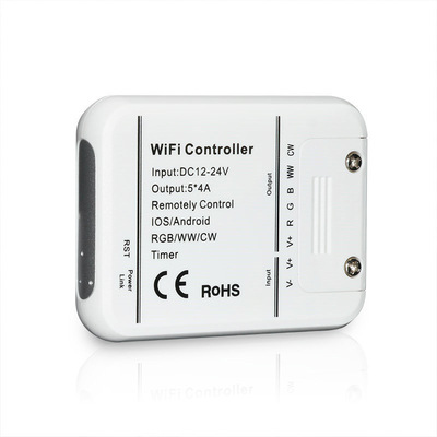 WIFI燈帶控制器 5路七彩全彩智能燈條燈帶調光控制器