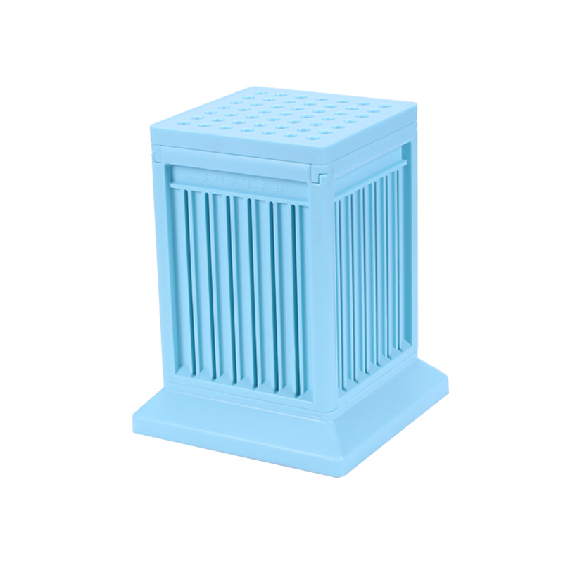 Portadores de carne herramientas de barbacoa al por mayor 49 cadenas de pinchos de carne azul y verde multi-pieza portadores de carne pinchos artefacto