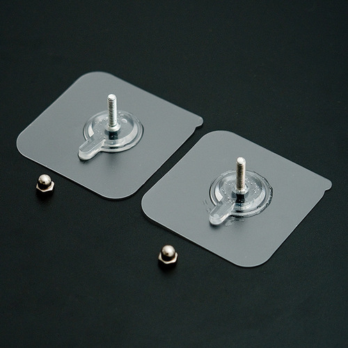 Hook adhesive sticker for wall mounting, load-bearing suction cup kitchen hooks, invisible adhesive, no drilling required, door-mounted adhesive hooks