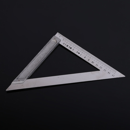 Manufacturer wholesale Dichuang aluminum alloy seat square stainless steel turning ruler triangle ruler 300mm500mm hardware tools
