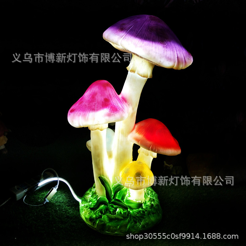Cross-border supply LED mushroom lighting fixtures, outdoor waterproof creative animal-shaped lights, landscape courtyard park ornaments detail image 10