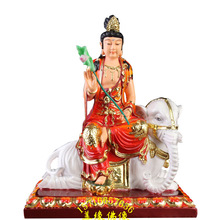 文殊菩萨佛像普贤菩萨佛像图片树脂玻璃钢彩绘贴金文殊普贤