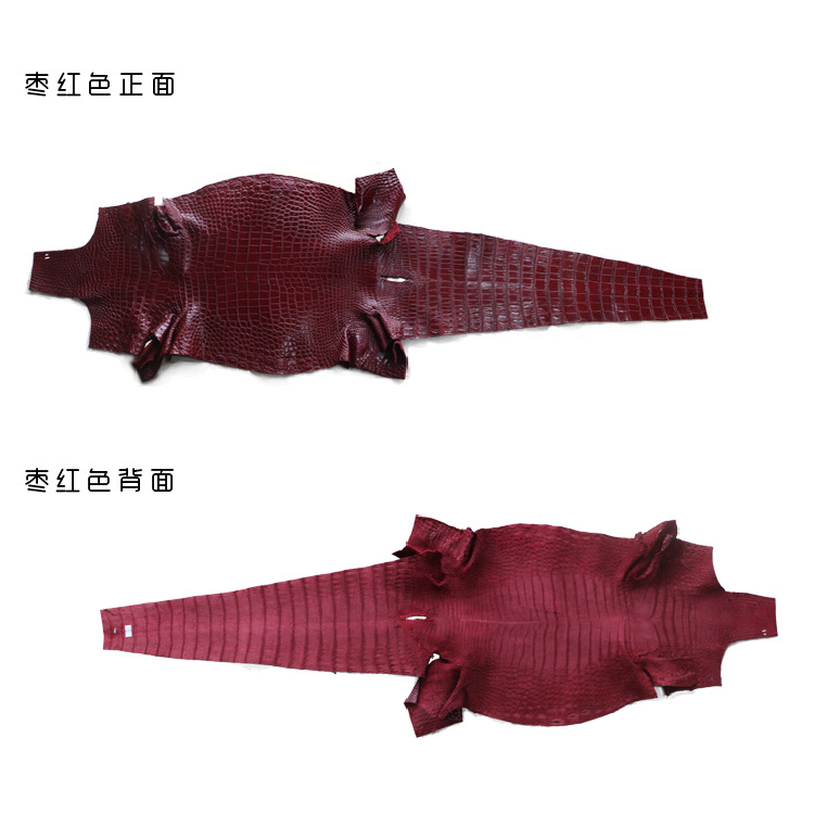 暹罗鳄动物皮革腹开鳄鱼全肚皮箱包晚宴包黑色棕色橙色皮料|ms
