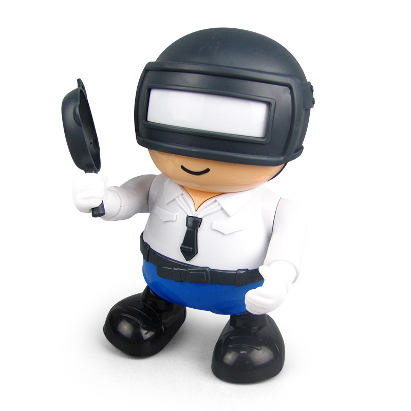 Tiktok Net rojo mismo piso eléctrico 98K agente de pollo luz música baile puesto Venta caliente al por mayor juguetes