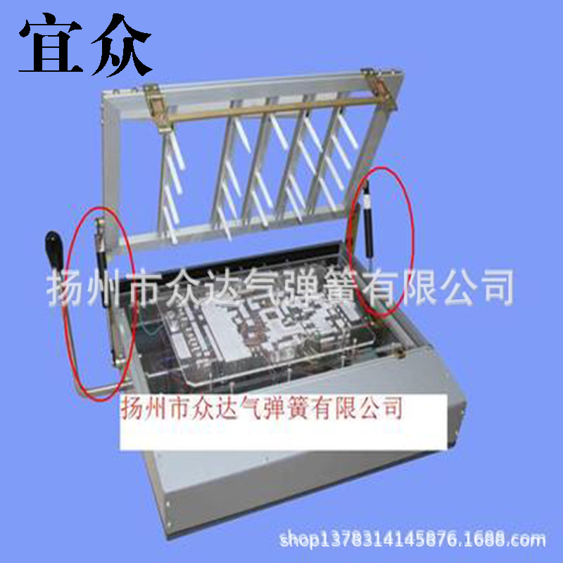 宜众多种规格的扁接头气弹簧支撑杆 液压支撑杆气动顶杆 气压棒