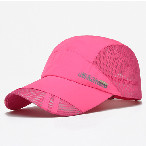 Outdoor sports men's and women's fashionable hats, sun protection, casual quick-drying hats, summer sports sunshade peaked caps, factory direct sales
