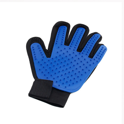 Factory direct sales cat pet cleaning grooming gloves pet grooming massage gloves silicone dog bath massage brush