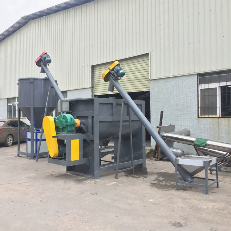 Горизонтальный смеситель Завод Поставка Химический порошок Смеситель твердых частиц 1000 Тип Обезжиривание порошок Производственная линия