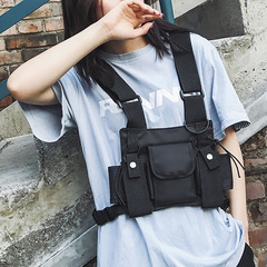 ins men and women hip-hop tactical vest chest bag multifunctional functional waist bag fashion brand vest style backpack chicken bag fashion 