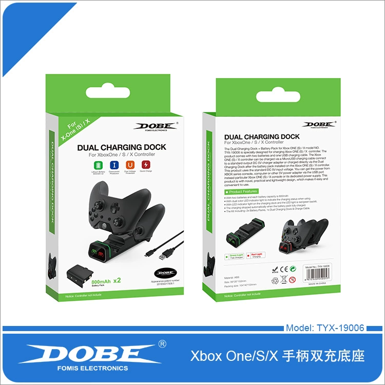 DPB XBOXONE/ X/ SLIM геймпад зарядка беспроводной набор подзарядки двойной аккумулятор