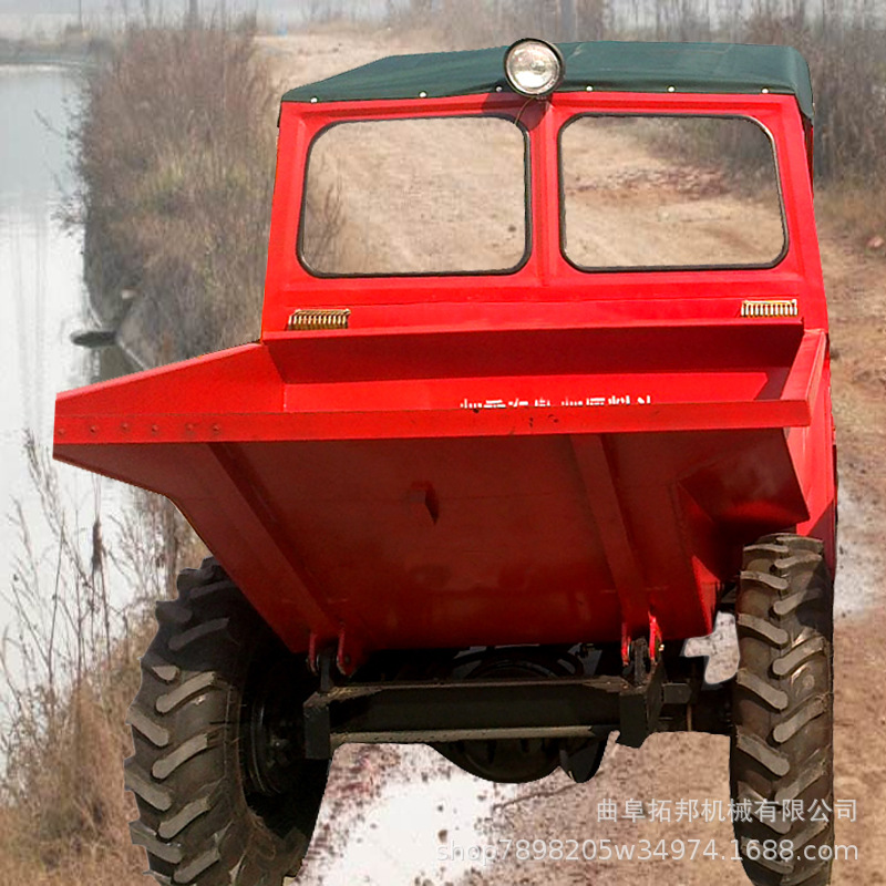 低价批发单缸柴油动力翻斗车 小型液压自卸铲斗车 高性能翻斗车