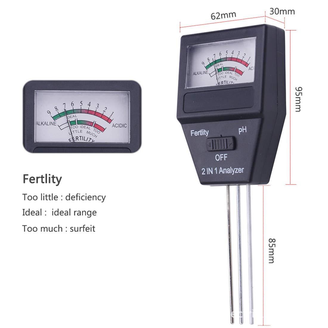 2022款土壤肥力测试仪PH值检测仪二合一土壤肥沃计酸碱度计湿度计