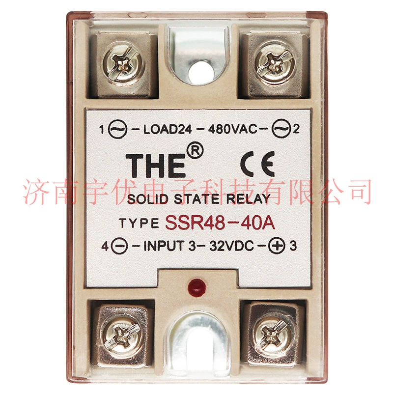 Тяньхао Wuxi SSR48-40A 480VAC Однофазный твердотельный реле (или солид-стант) для расслабления