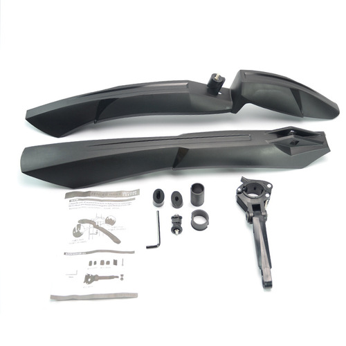 Bike Fender Mountain Bike Quick Release Plastic Fender 24-29 Inch Extended Riding Rain Guard