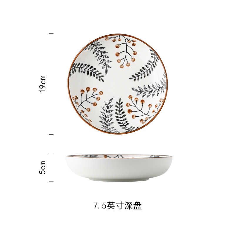 Placa profunda de 7,5 pulgadas