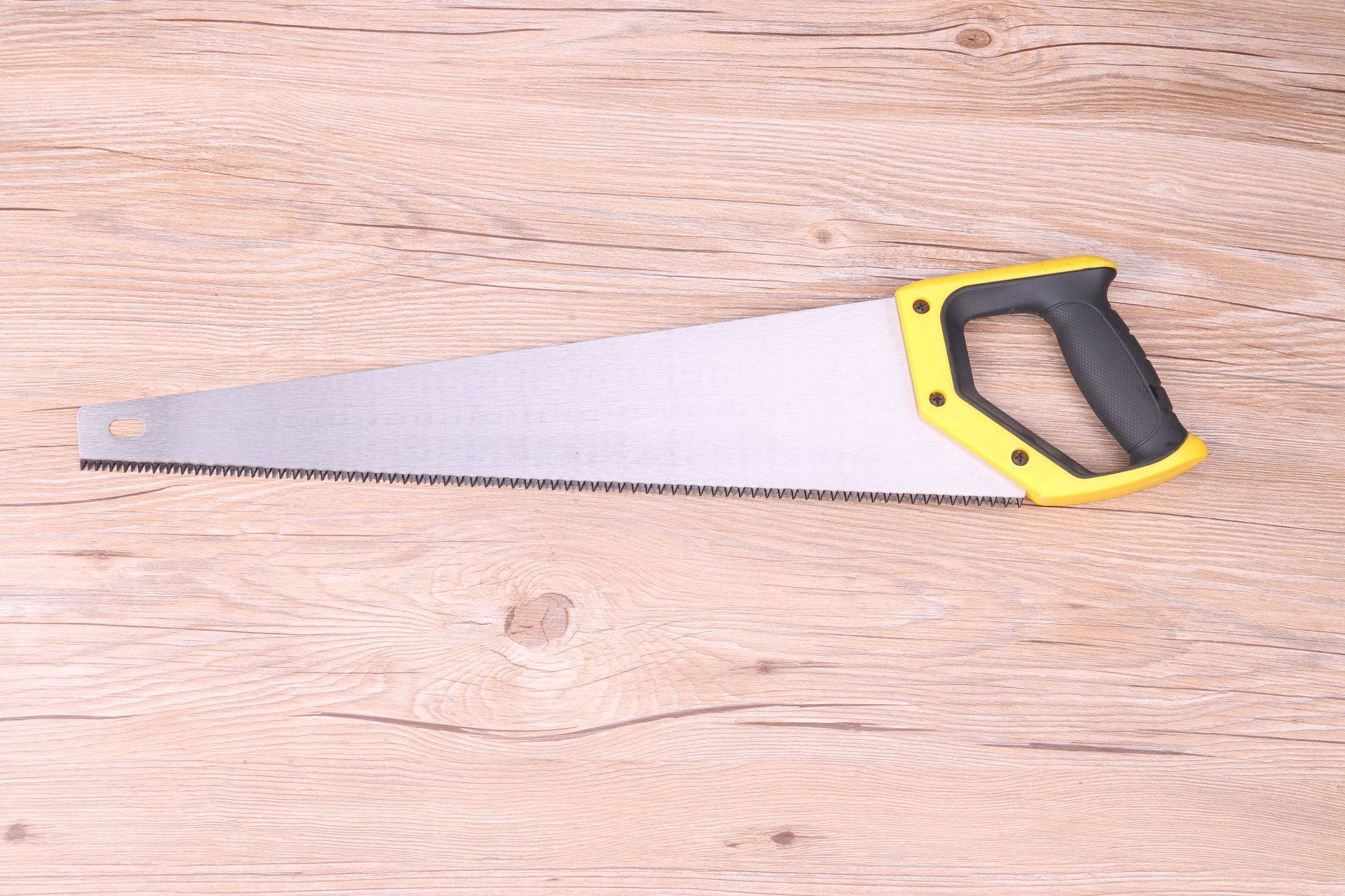 黑色特富龙高档木工磨齿锯 园林手锯 塑柄木工手锯