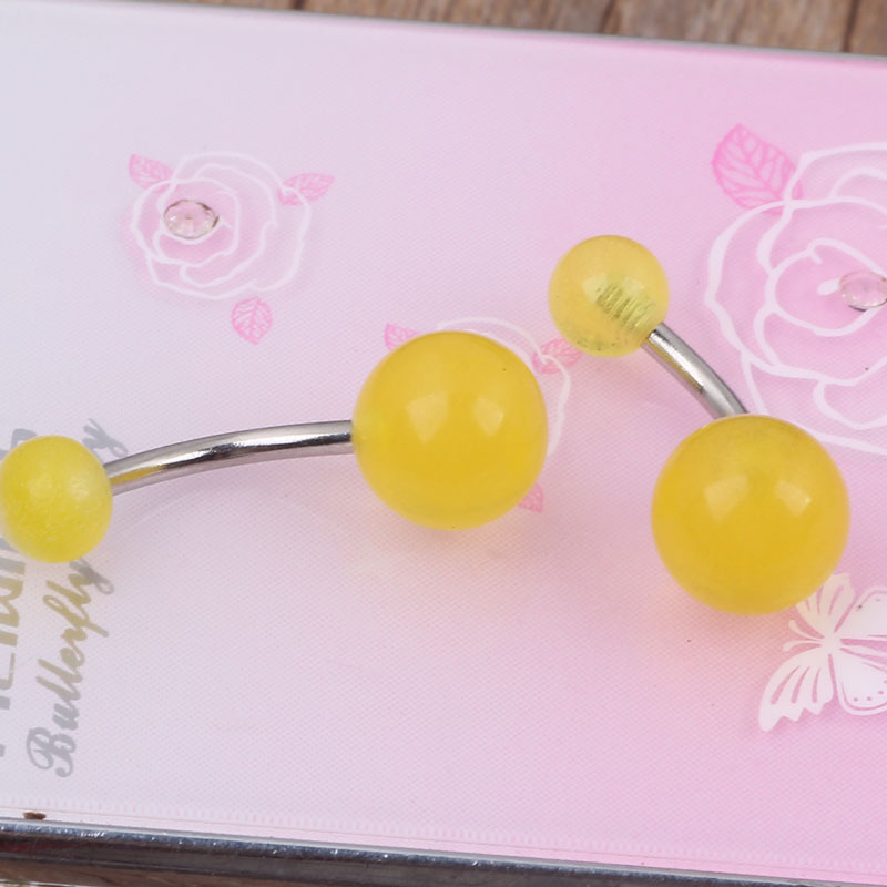Labret piercing jewelry detail image