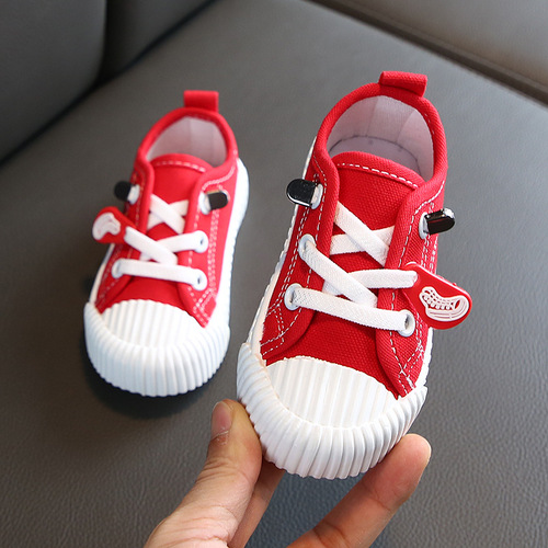 22春新款童鞋网红儿童饼干布鞋男女童休闲鞋宝宝运动鞋婴儿学步鞋
