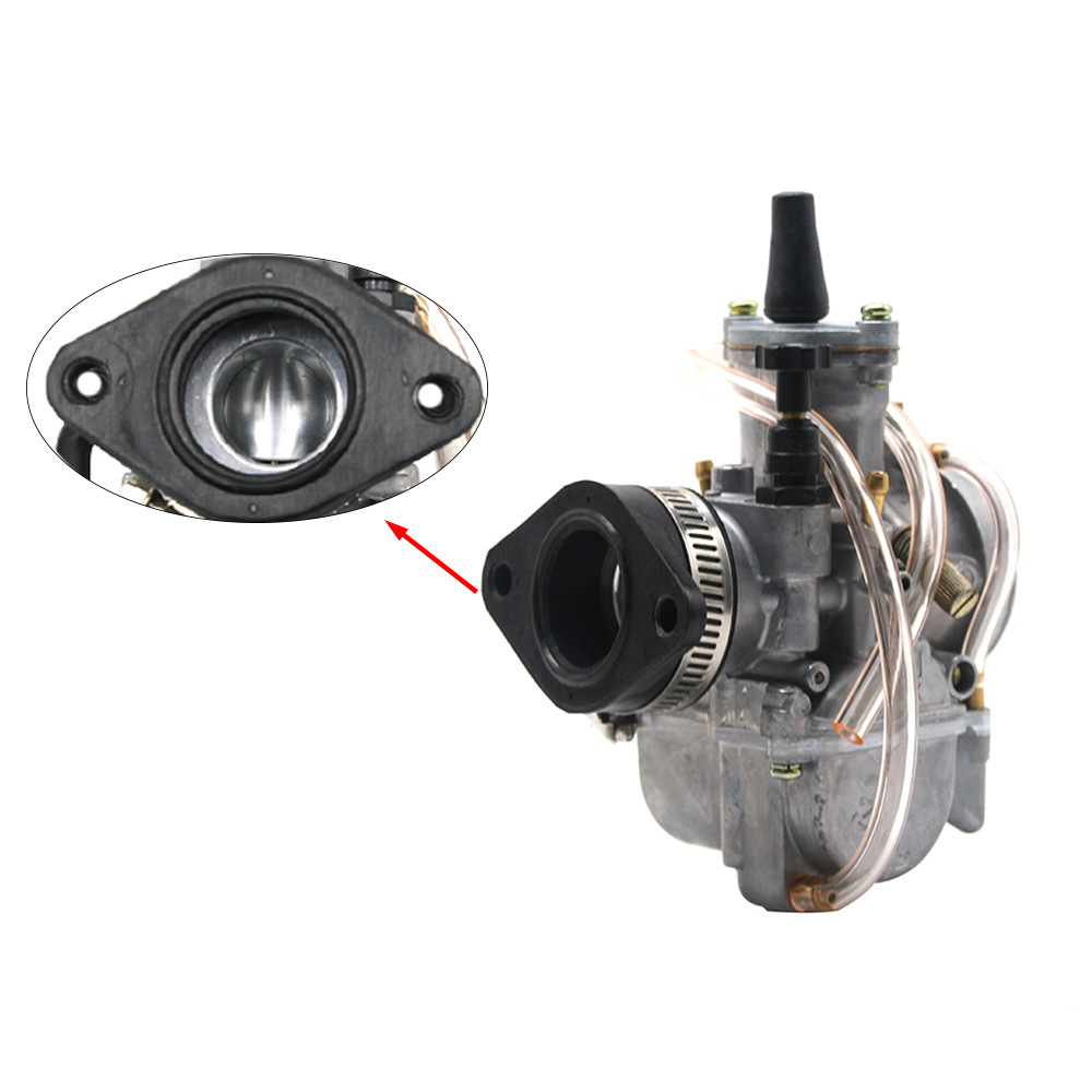 Motorcycle parts PWK28 34mm carburetor interface glue PE28 CVK PZ OKO manifold pipe JOG