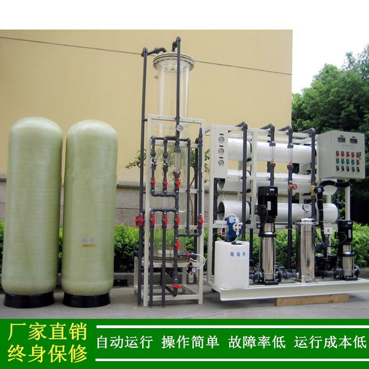 超纯化学试剂用超纯水设备 RO逆渗透+混床高纯水制取设备 15兆欧